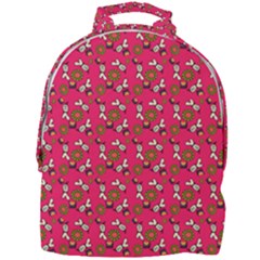 Clown Ghost Pattern Pink Mini Full Print Backpack by snowwhitegirl