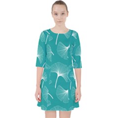 Whiteflowergreen Pocket Dress by Dushan