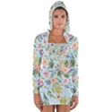 Springflowers Long Sleeve Hooded T-shirt View1