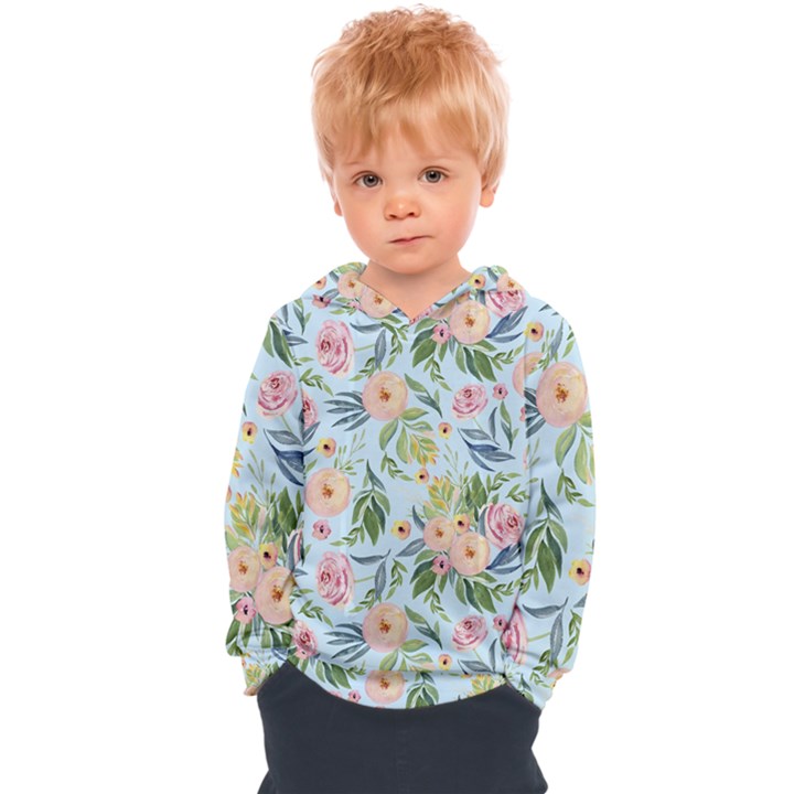 Springflowers Kids  Overhead Hoodie