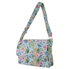 Springflowers Full Print Messenger Bag (m) by Dushan