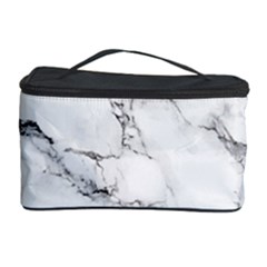 White Faux Marble Cosmetic Storage by Dushan