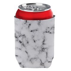 White Faux Marble Texture  Can Holder