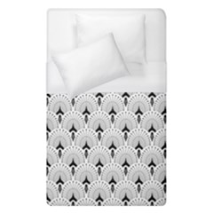 Black And White Art-deco Pattern Duvet Cover (single Size) by Dushan