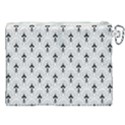 Black and white art-deco pattern Canvas Cosmetic Bag (XXL) View2