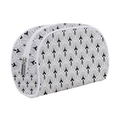 Black And White Art-deco Pattern Makeup Case (small)