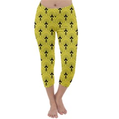 Art-decoyellow Capri Winter Leggings 