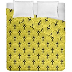 Art-decoyellow Duvet Cover Double Side (california King Size) by Dushan