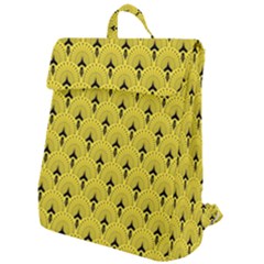 Art-decoyellow Flap Top Backpack