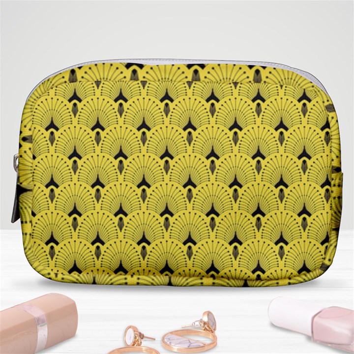 Art-decoyellow Make Up Pouch (Small)