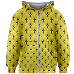 Art-decoyellow Kids  Zipper Hoodie Without Drawstring