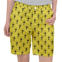 Art-decoyellow Pocket Shorts