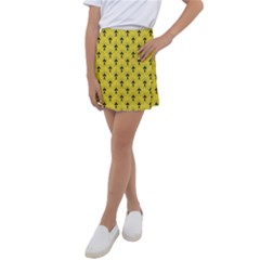 Art-decoyellow Kids  Tennis Skirt by Dushan