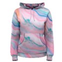 Colorful marble abstract background texture. Women s Pullover Hoodie View1