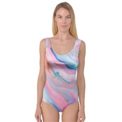 Colorful Marble Abstract Background Texture  Princess Tank Leotard 