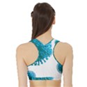 Corona Virus Sports Bra with Border View2