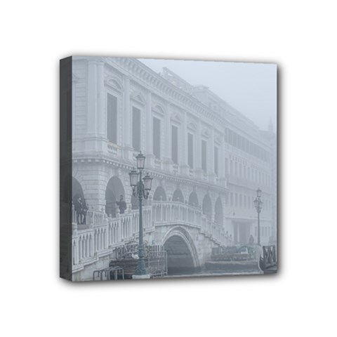 Fog Winter Scene Venice, Italy Mini Canvas 4  X 4  (stretched) by dflcprintsclothing