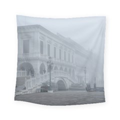 Fog Winter Scene Venice, Italy Square Tapestry (small) by dflcprintsclothing