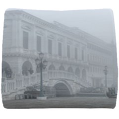 Fog Winter Scene Venice, Italy Seat Cushion by dflcprintsclothing