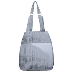 Fog Winter Scene Venice, Italy Center Zip Backpack by dflcprintsclothing