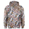 Rounded Stones Print Motif Men s Core Hoodie View1