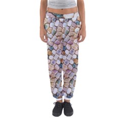 Rounded Stones Print Motif Women s Jogger Sweatpants by dflcprintsclothing