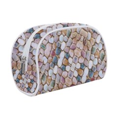 Rounded Stones Print Motif Makeup Case (small) by dflcprintsclothing