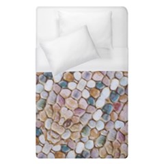 Rounded Stones Print Motif Duvet Cover (single Size)