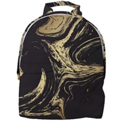 Black And Gold Marble Mini Full Print Backpack