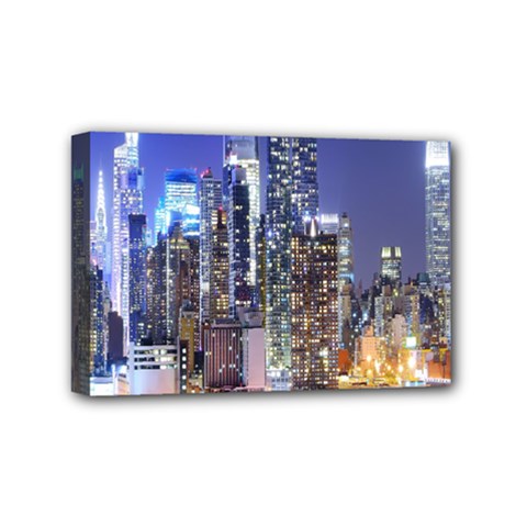 New-york Cityscape  Mini Canvas 6  X 4  (stretched) by Dushan