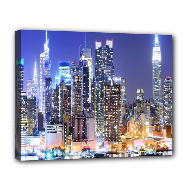 New-York CityScape  Canvas 14  x 11  (Stretched)