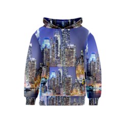 New-york Cityscape  Kids  Pullover Hoodie