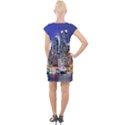 New-York CityScape  Cap Sleeve Bodycon Dress View2