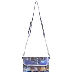 New-york Cityscape  Mini Crossbody Handbag by Dushan