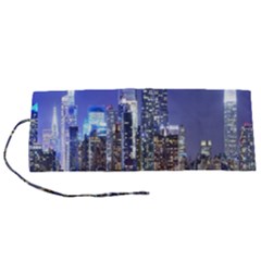 New-york Cityscape  Roll Up Canvas Pencil Holder (s) by Dushan