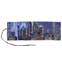 New-york Cityscape  Roll Up Canvas Pencil Holder (m) by Dushan