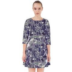 Modern Abstract Print Smock Dress by dflcprintsclothing