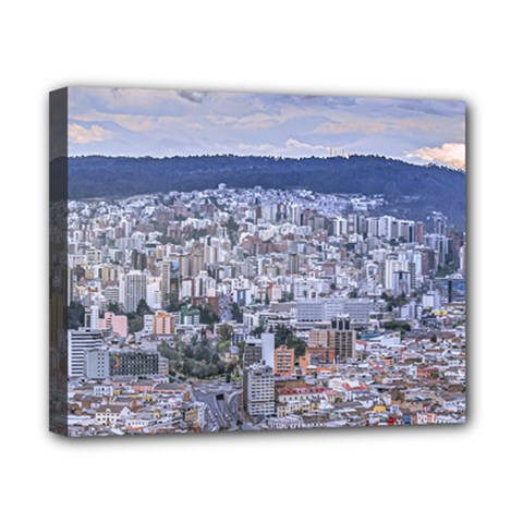 Cityscape Aerial View Quito, Ecuador Canvas 10  X 8  (stretched) by dflcprintsclothing