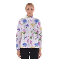 Botanical Flowers Winter Jacket