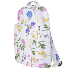 Botanical Flowers Double Compartment Backpack