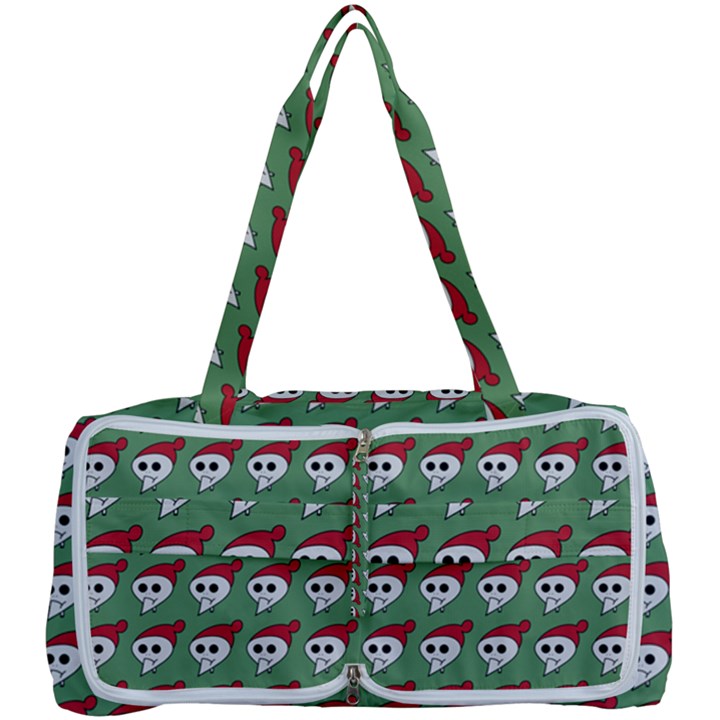 Comic Head Skull - Hat Red - Cartoon Skull Multi Function Bag