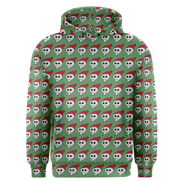 Comic Head Skull - Hat Red - Cartoon Skull Men s Overhead Hoodie