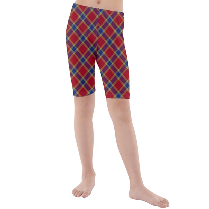 Scottish And Celtic Pattern - Braveheard Is Proud Of You Kids  Mid Length Swim Shorts