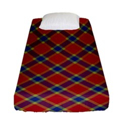 Scottish And Celtic Pattern - Braveheard Is Proud Of You Fitted Sheet (single Size) by DinzDas