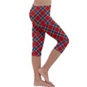 Scottish And Celtic Pattern - Braveheard Is Proud Of You Kids  Lightweight Velour Capri Leggings  View3