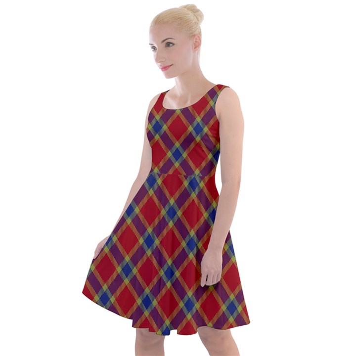 Scottish And Celtic Pattern - Braveheard Is Proud Of You Knee Length Skater Dress