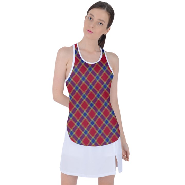 Scottish And Celtic Pattern - Braveheard Is Proud Of You Racer Back Mesh Tank Top