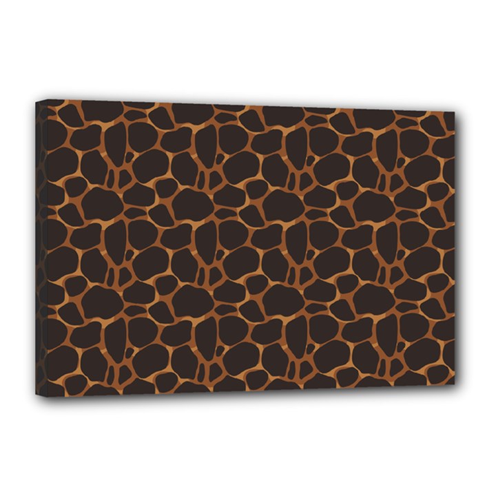 Animal Skin - Panther Or Giraffe - Africa And Savanna Canvas 18  x 12  (Stretched)