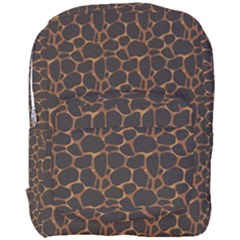 Animal Skin - Panther Or Giraffe - Africa And Savanna Full Print Backpack by DinzDas