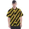 Warning Colors Yellow And Black - Police No Entrance 2 Men s Short Sleeve Shirt View1